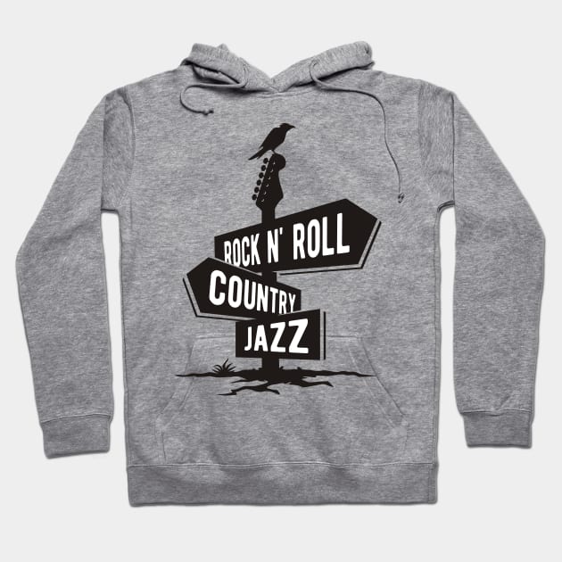 Musical Crossroads Hoodie by machmigo